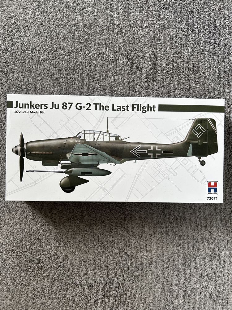 Samolot Junkers Ju 87 G-2 model do sklejania 72071 Hobby2000