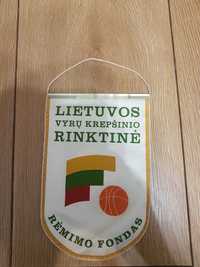Koszykarska Federacja Litwy proporczyk