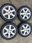 Alufelgi 15 Cali Honda Oryginalne 4 x 100 Opony Letnie Komplet