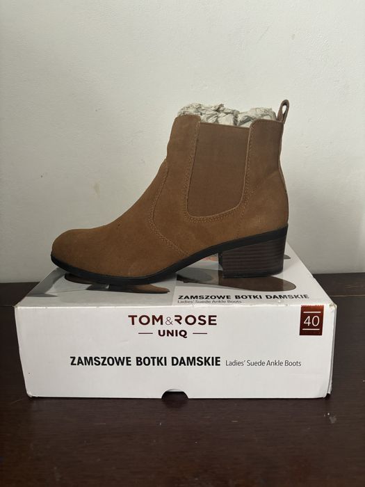 skorzane botki damskie