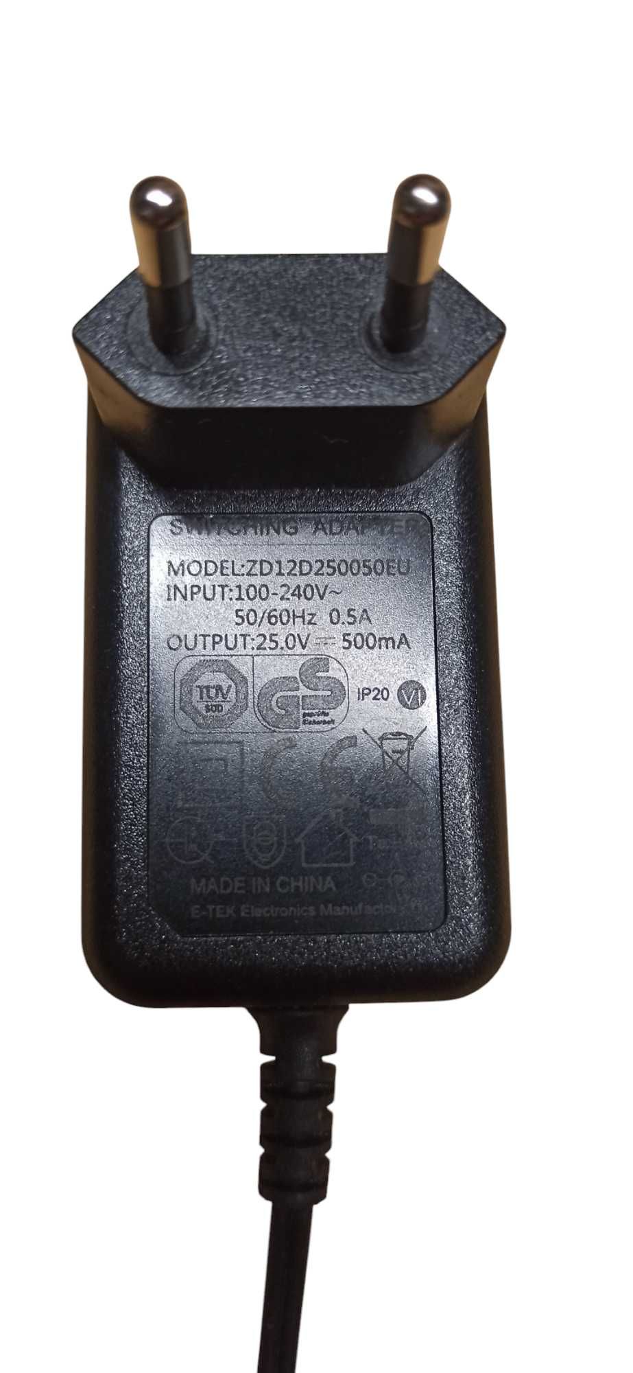 Ładowarka 25V 0.5A do odkurzacza Philips