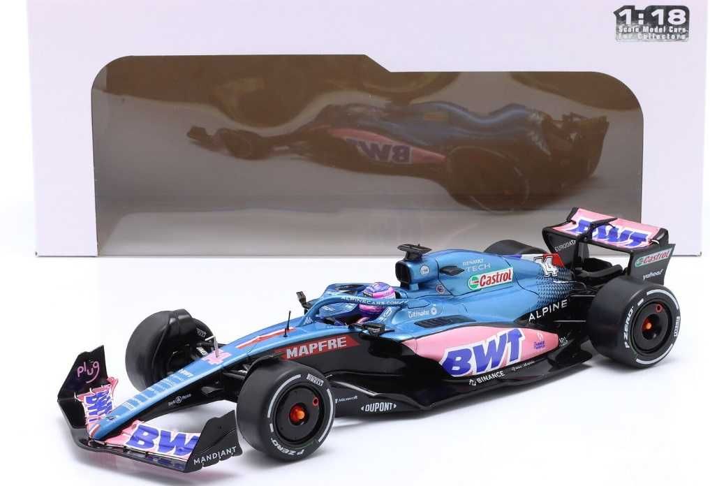 Alpine - 1:18 -  Bolid / Formuła 1  - F. Alonso F1