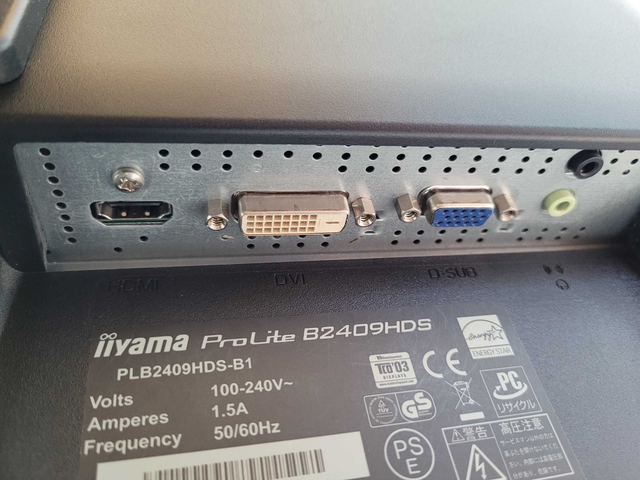Monitor iiyama ProLite B2409HDS 24cale