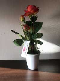 Kwiat sztuczny w doniczce 33 cm 48tknkw