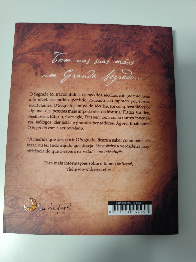 Livro "O Segredo" Rhonda Byrne
