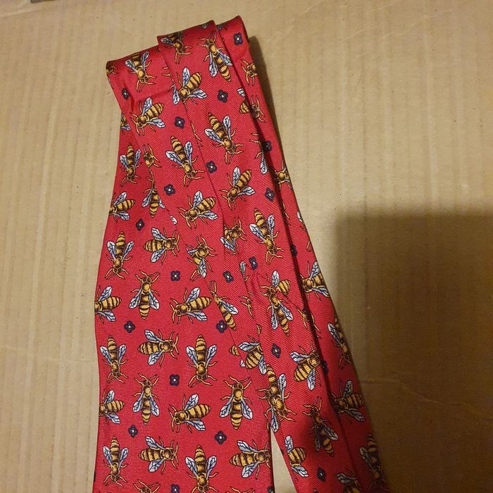 Krawat pszczoły jedwab(k-1) OK