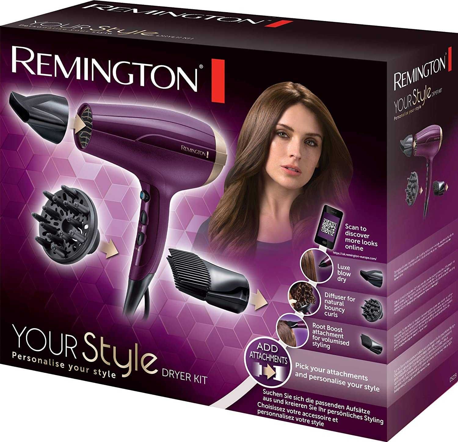 фен іонний Remington 2300 Вт From Your Style D 5219