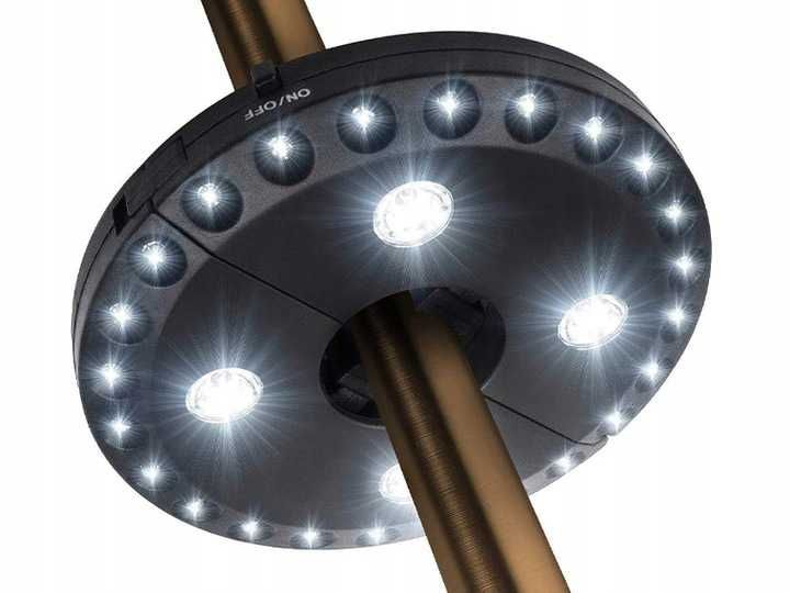 Led lampa oświetlenie pod parasol nowa