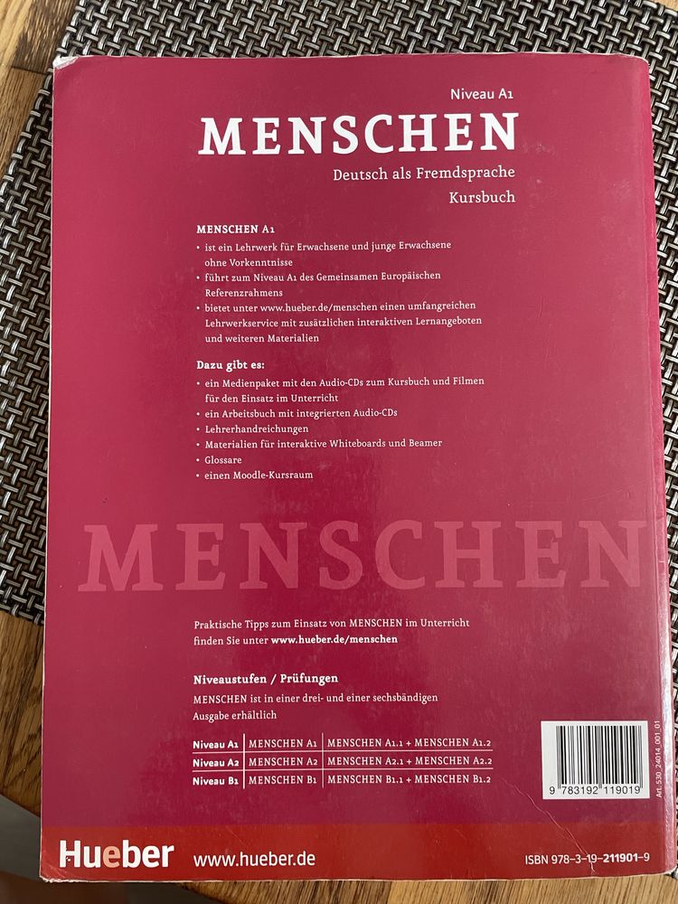Menschen A1 Kursbuch Hueber