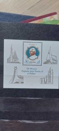 Znaczek pocztowy III Wizyta Papieża Jana Pawła II w Polsce