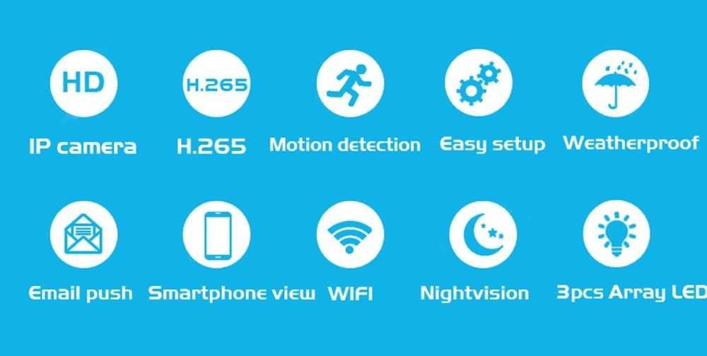 Black WiFi CCTV Camera Kit, Video Surveillance System, 8-Channel, with 4 or 8 Cameras, 1080p64172212184835124