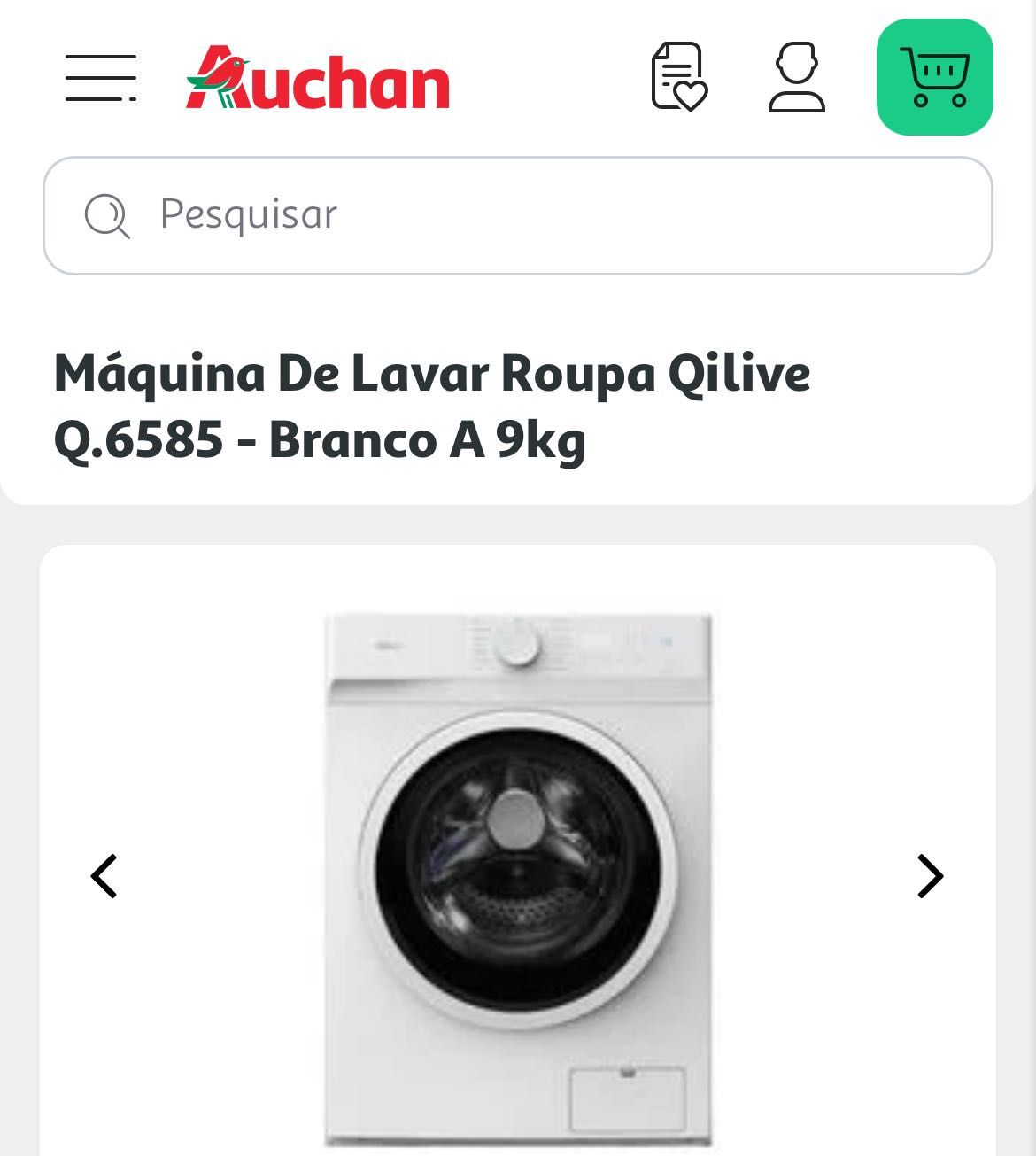Máquina de lavar roupa