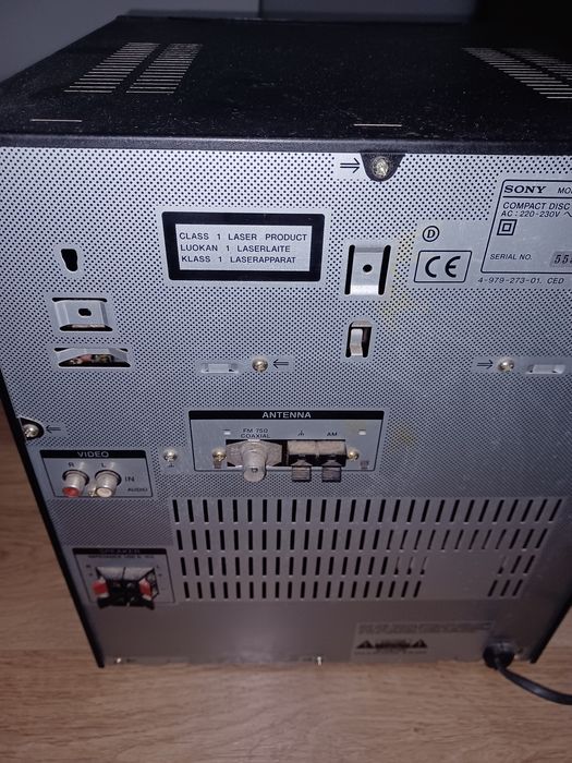 Aparelhagem de som Sony