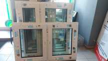 Okno Rozmiar 1140x1205 klasy premium pakiet 3 szyby 48 mm vekas sl82 d