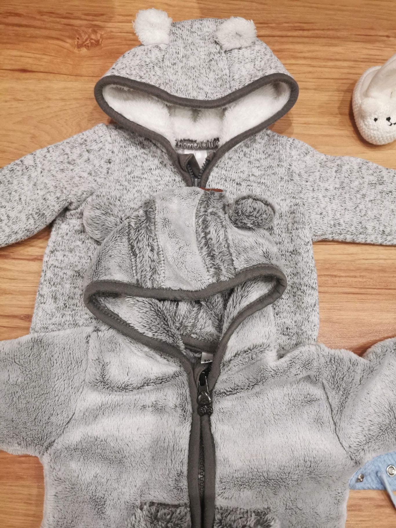 Bluzy komplet czapka komin i buciki 62