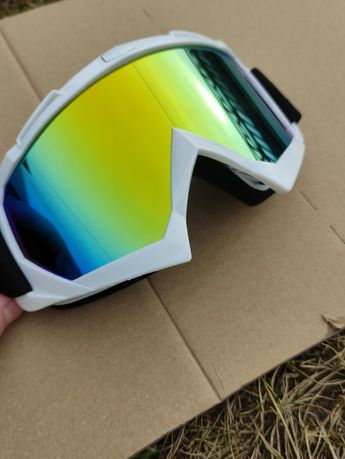 Google Gogle Narciarskie Damskie Męskie na Gumce narty cross Quad Endu