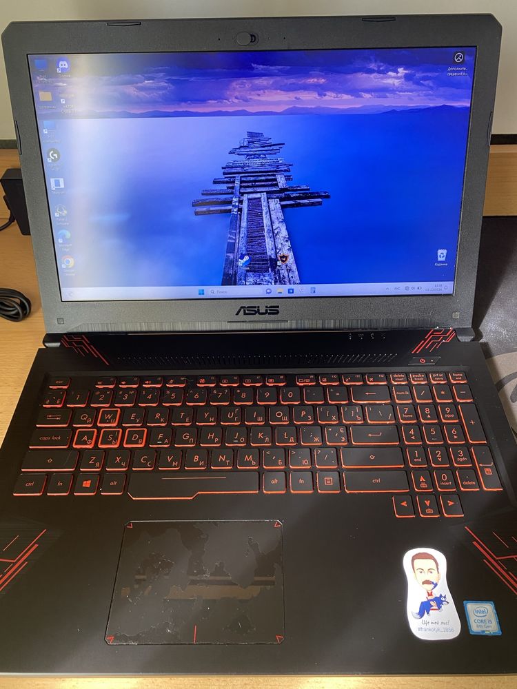 Ігровий Ноутбук Asus TUF FX504G + I5-8300H + GTX 1050 TI + 1 TB HDD