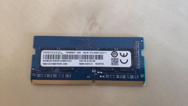 Memória SoDimm  DDR4 para portátil 2 Gb
