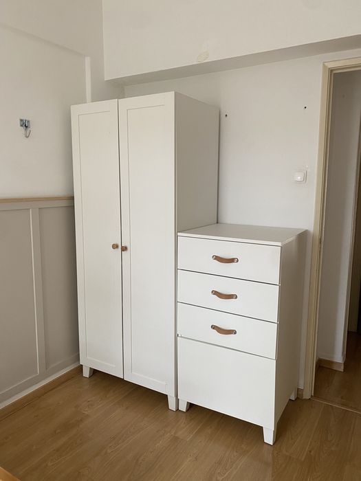 Roupeiro e gaveteiro para quarto infantil criança bebé