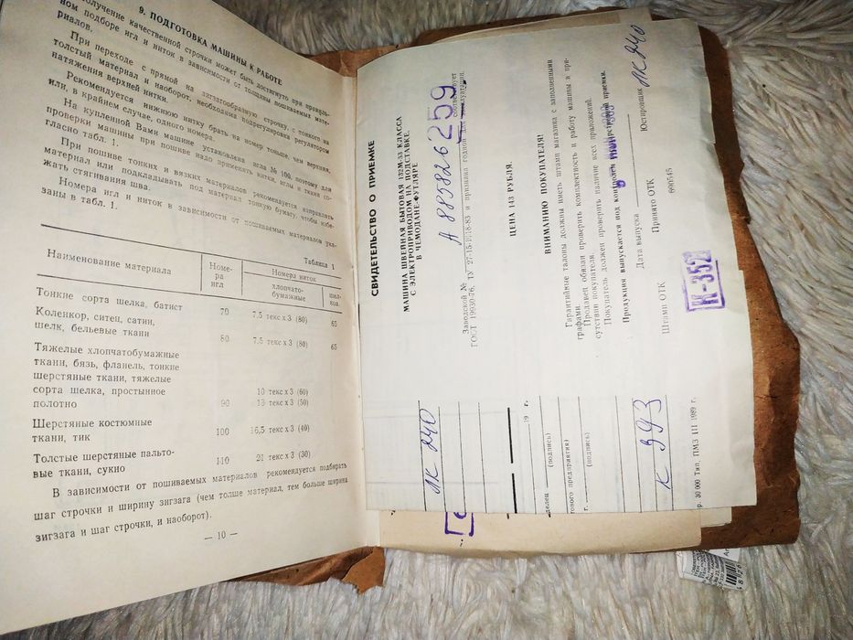 Новая Швейная машина Чайка 132М