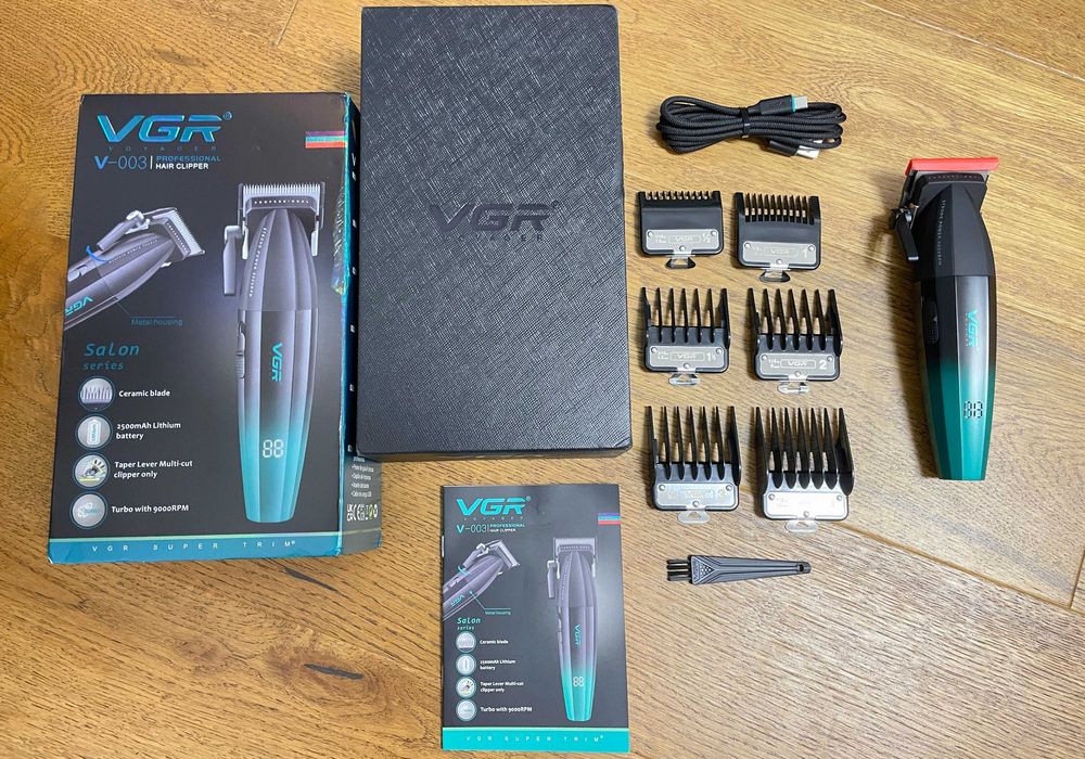 Profesionalna maszynka do strzyżenia włosów VGR V-003 barber trymer