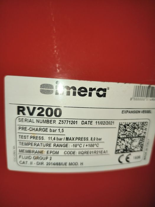 Zbiornik przeponowy 200l Imera