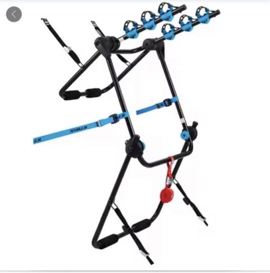 Bagażnik na 3 rowery na tylna klapę samochodu