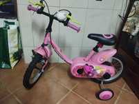 Bicicleta menina 3/4 anos
