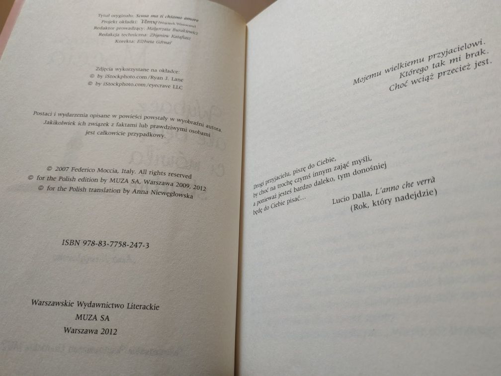 Książka "Wybacz,ale będę ci mówiła skarbie" Federico Moccia