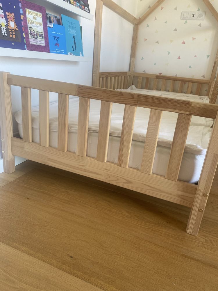 Cama Casinha 190x90cm Mon Lit Cabane, como nova, comprada em 2024