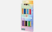 Ołówki Kolorowe Łatwe do trzymania Z uchwytem antypoślizgowym Z gumką