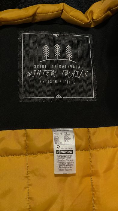 Зимова куртка чоловіча парка QUECHUA SH500 Ultra-Warm розмір XL