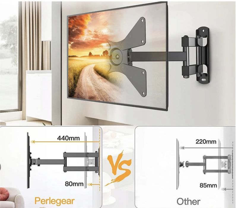 Uchwyt stojak wieszak do monitora telewizora 10-40 " max 20 kg