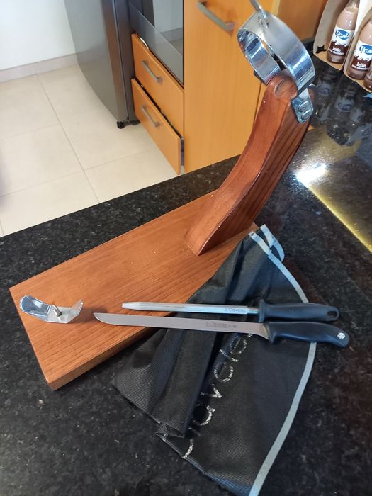 Tábua + Faca cortar presunto