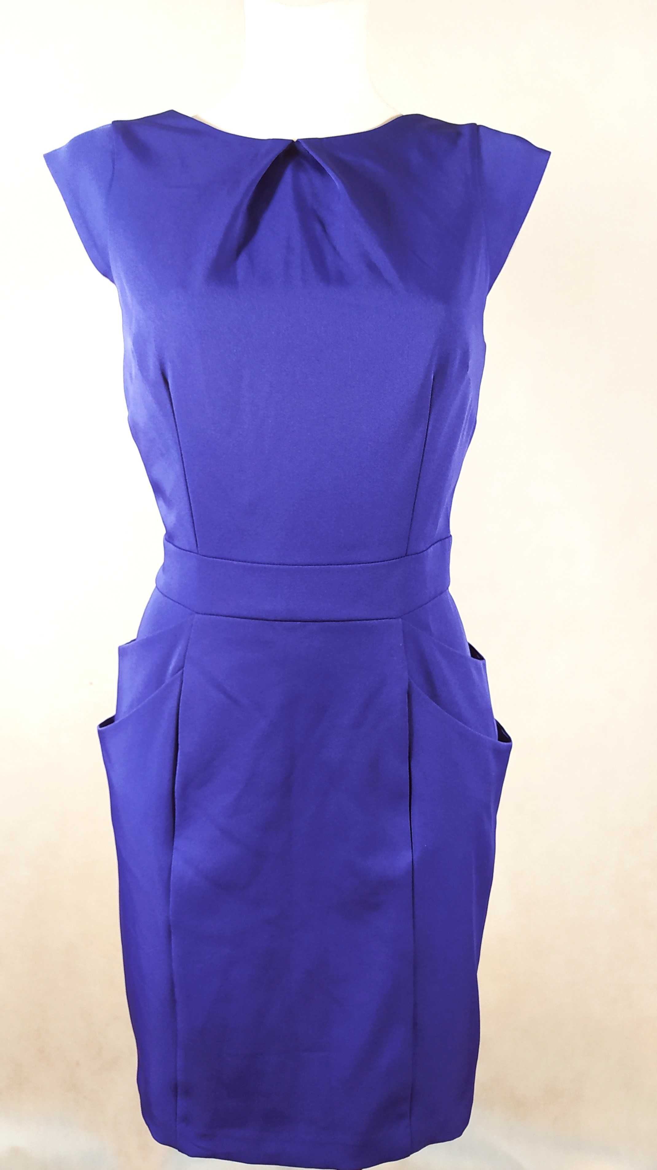 śliczna elegancka Sukienka 36/38 S/M zgrabna na imprezę wesele