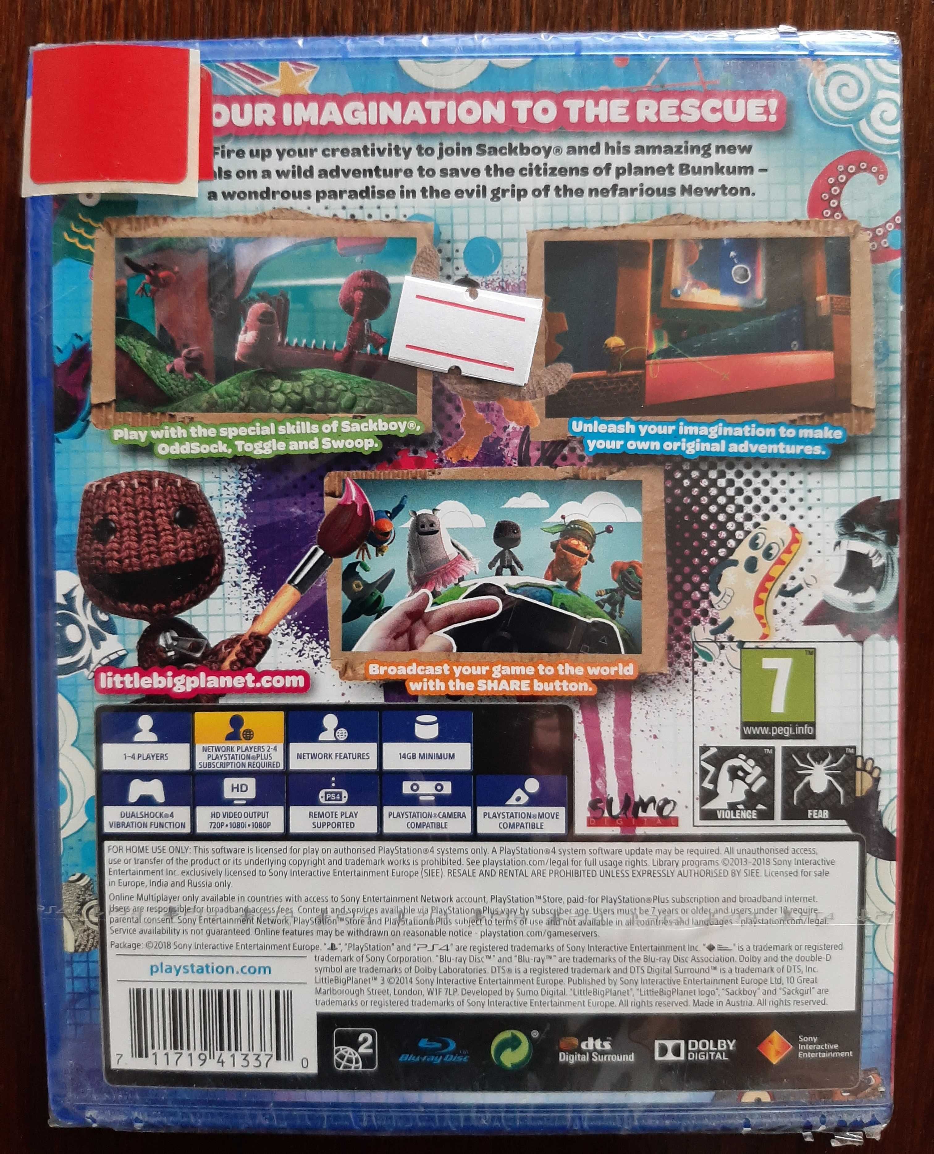 Little Big Planet 3 Ps4 - Nowa