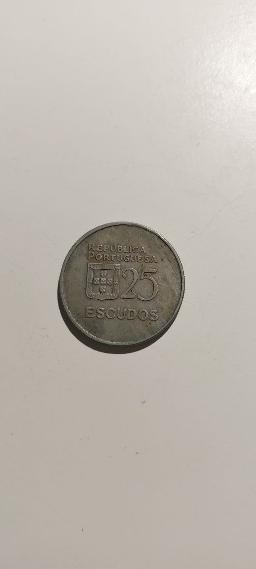 25 escudos - Democracia Liberdade 1985