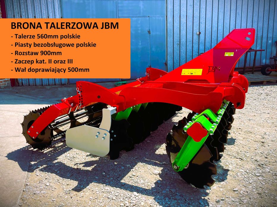 Brona talerzowa JBM transport *PROMOCJA* / Agregat