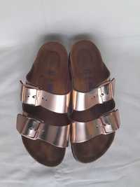 Sprzedam klapki damskie Birkenstock Arizona Gold