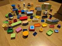 Playmobil ogromny zestaw mebli i wyposażenia,ponad 50 elementów