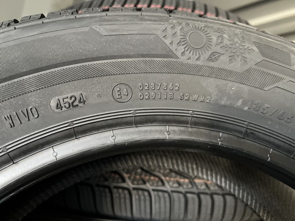 4 NOWE - opony CAŁOROCZNE wielosezonowe - CONTINENTAL BARUM 185/65/15