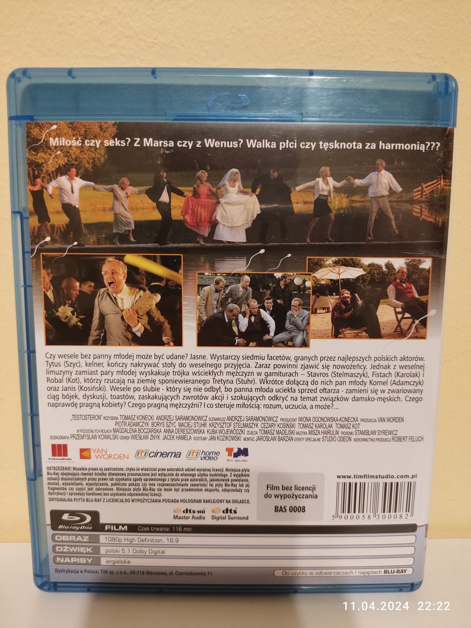 Testosteron film Blu ray