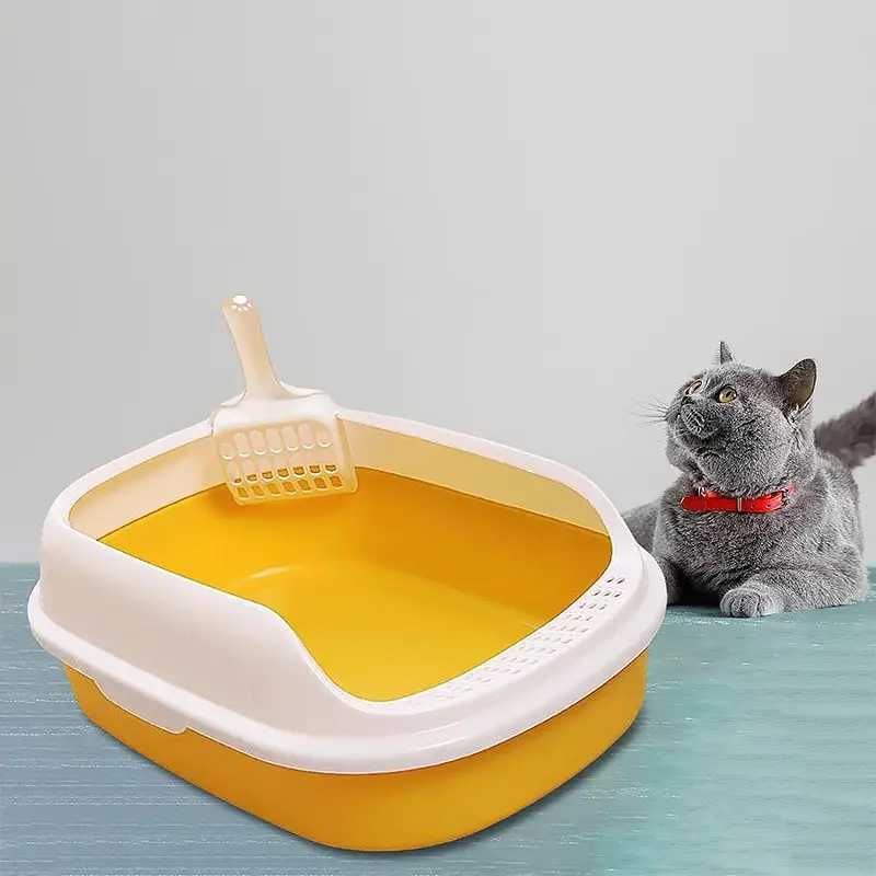 Туалет лоток для котів кошек з лопаткою в асортименті