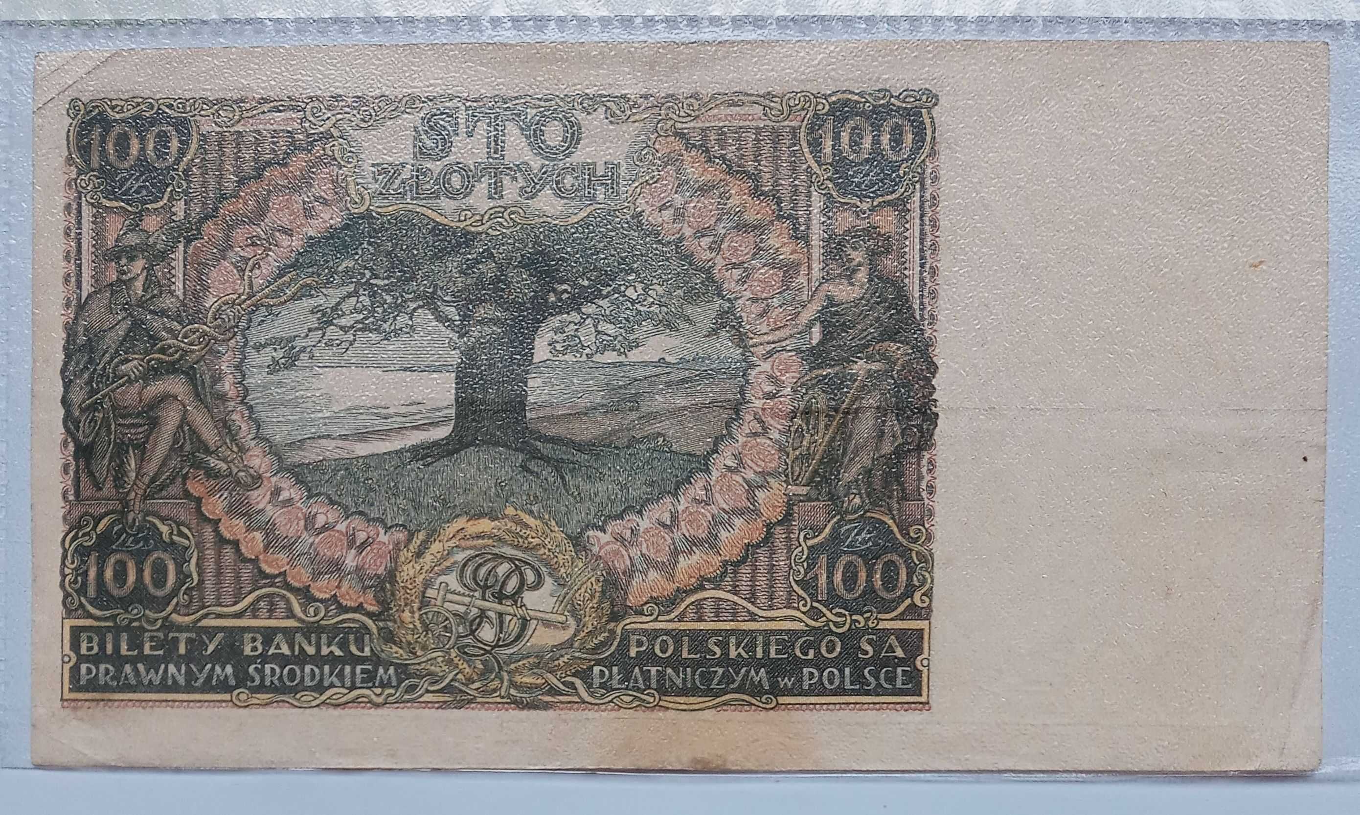 100 zł seria C.O.  9 listopada 1934 roku.