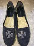 Nowe Tory Burch espadryle z kamieniami rozmiar 8