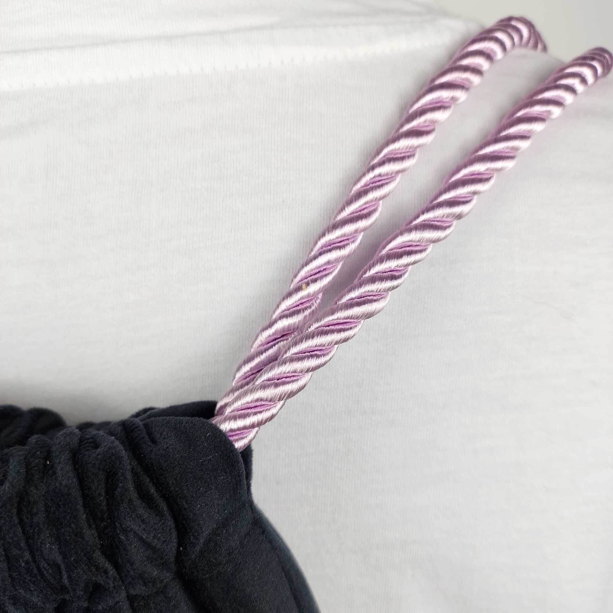 Welurowy plecak worek HAND MADE Elegancki damski plecak na studia