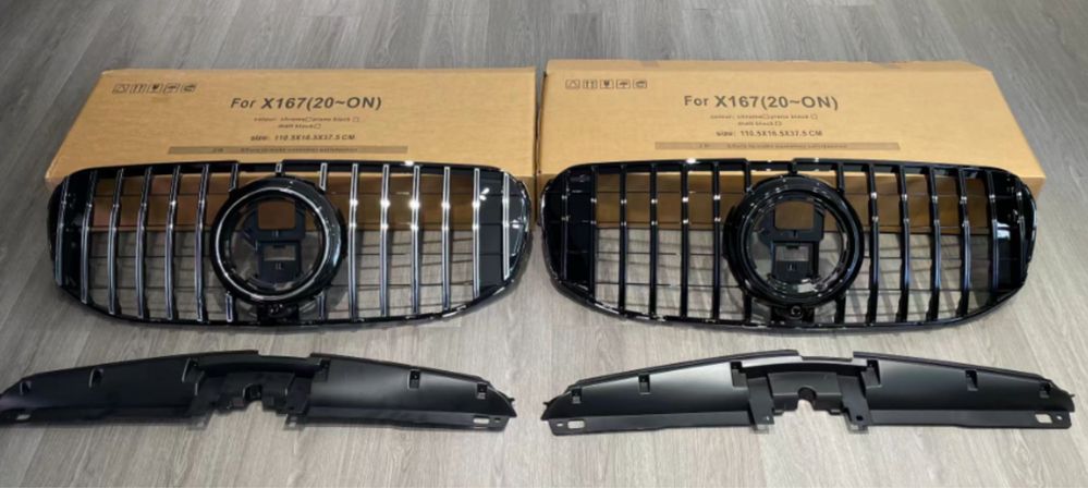 Решетка радиатора GT 2024+ Mercedes GLS X167 GLE W167 Рестайлинг