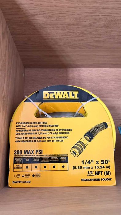 Акумуляторний компресор DEWALT 20V MAX 9,5L Brushless DCC2520B + шланг