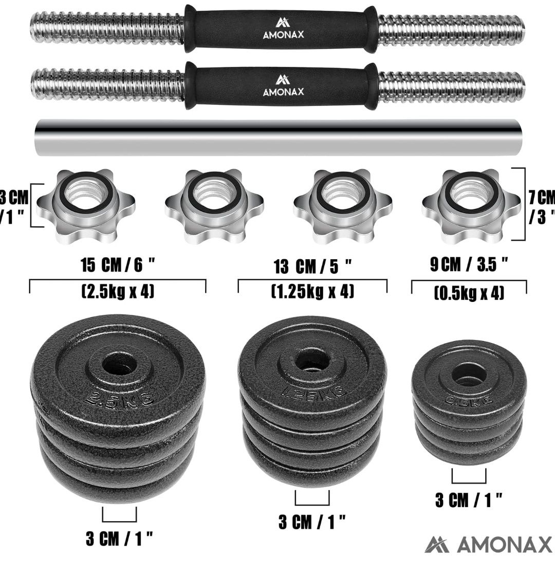 Amonax 30KG Regulowany zestaw hantli