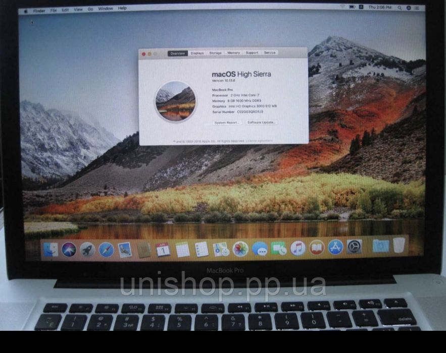 Дисплей для MacBook Pro 15 a1286